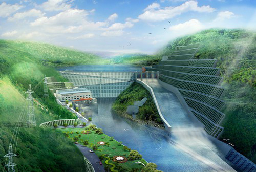 白马井镇老挝南塔河1号水电站项目